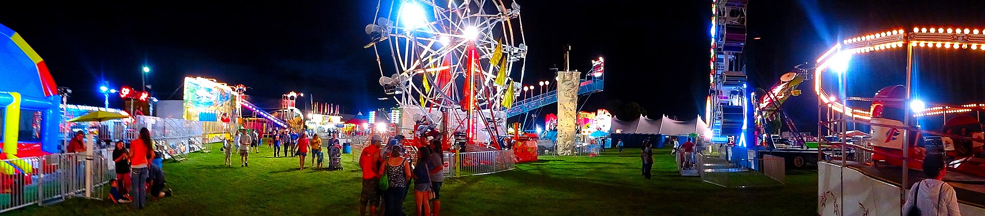 Carnival Midway at Night
