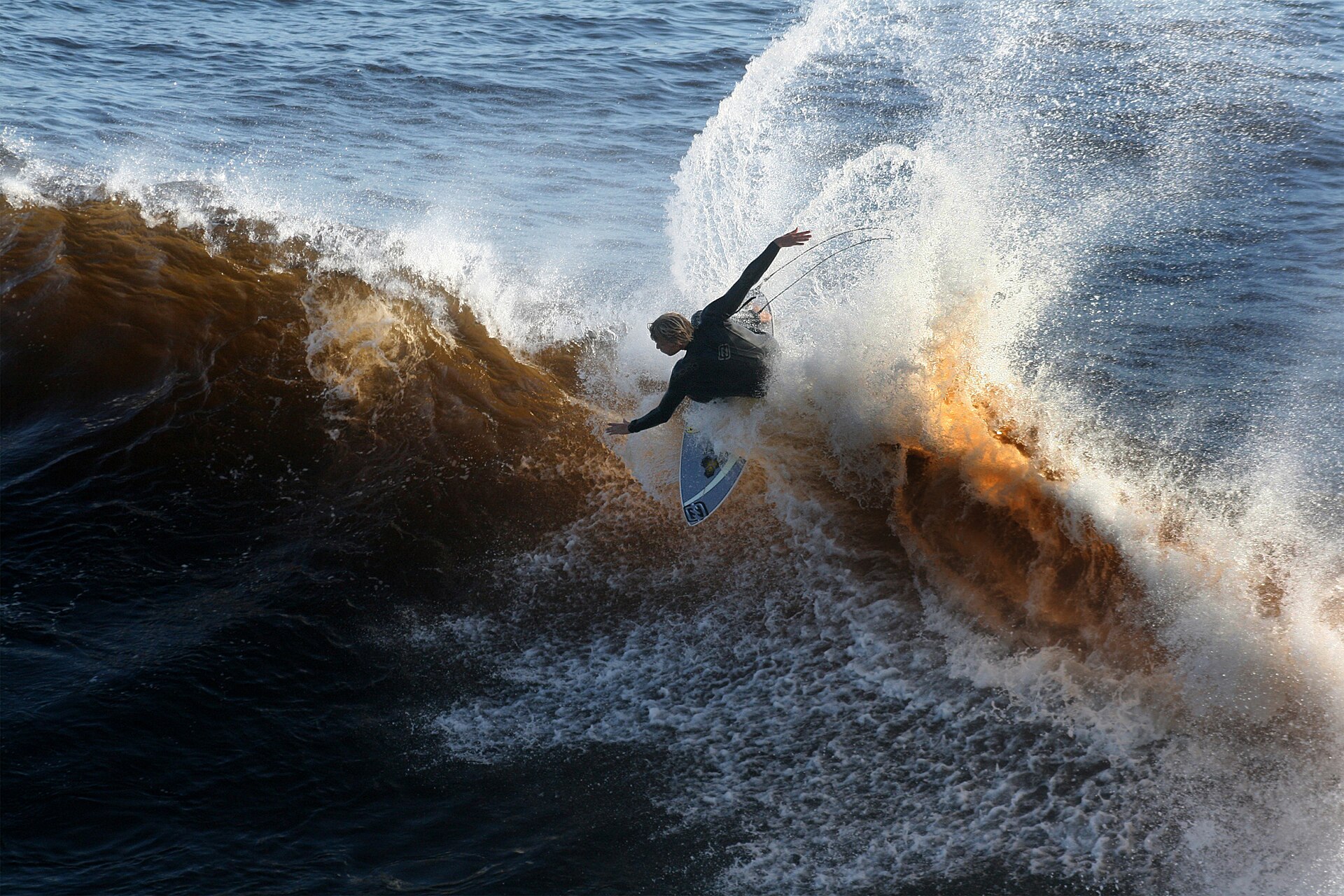 Surfer on a Wave